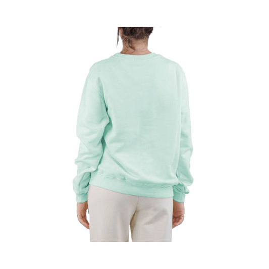 Chic Green Logo Crewneck Sweatshirt