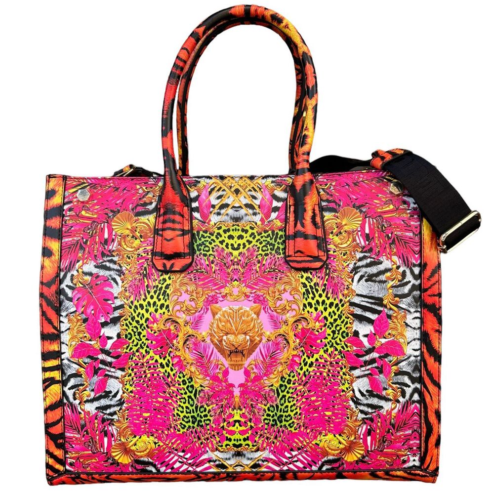 Multicolored Miami Eco-Leather Shopper Bag