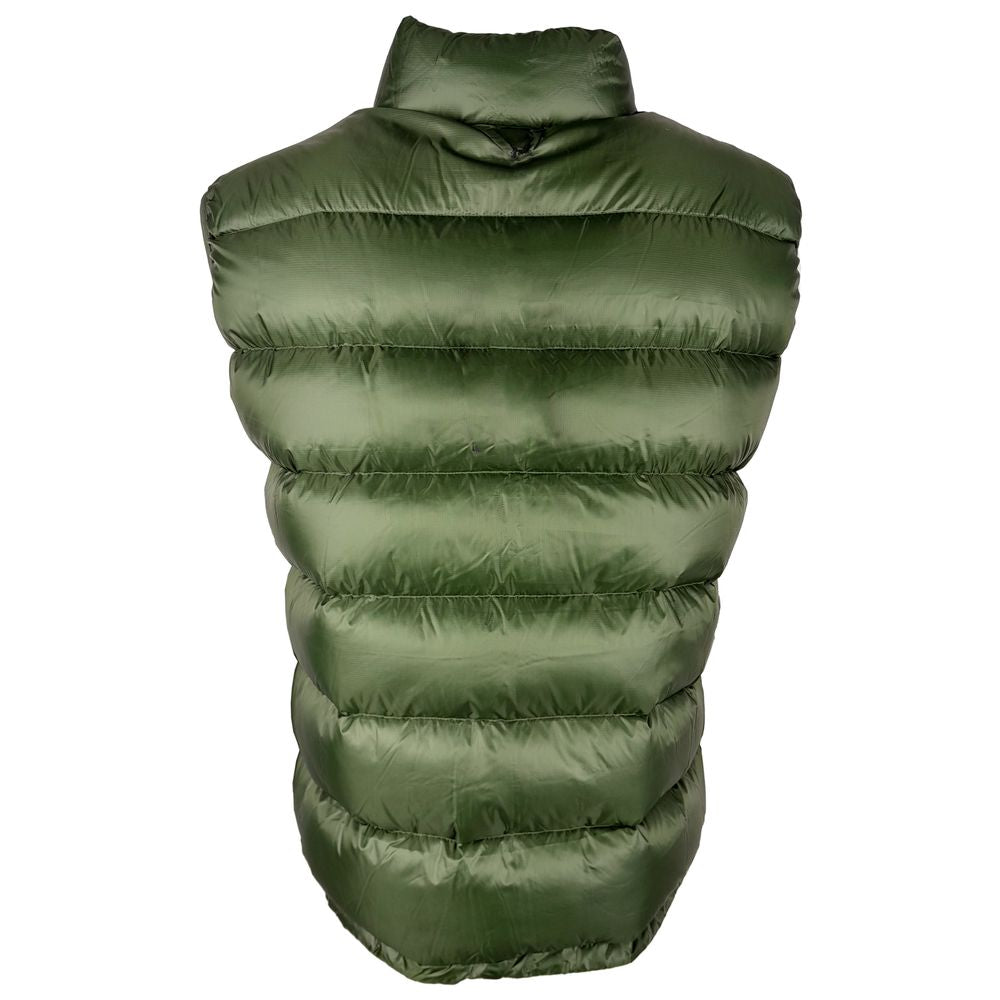 Chic Reversible Green & Grey Duck Down Vest