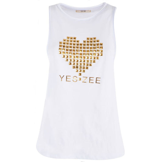 Studded Cotton Tank Top - Chic Summer Essential