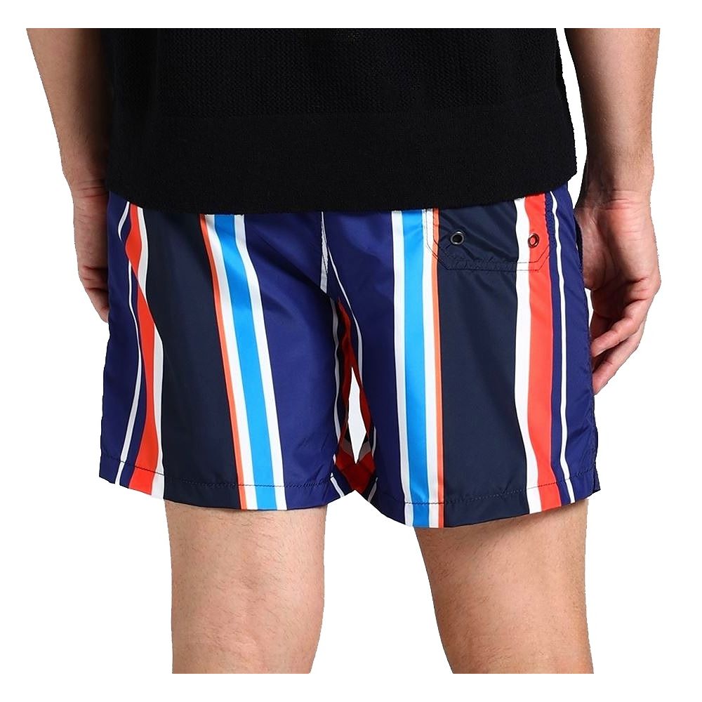 Multicolor Striped Men's Boxer Trunks