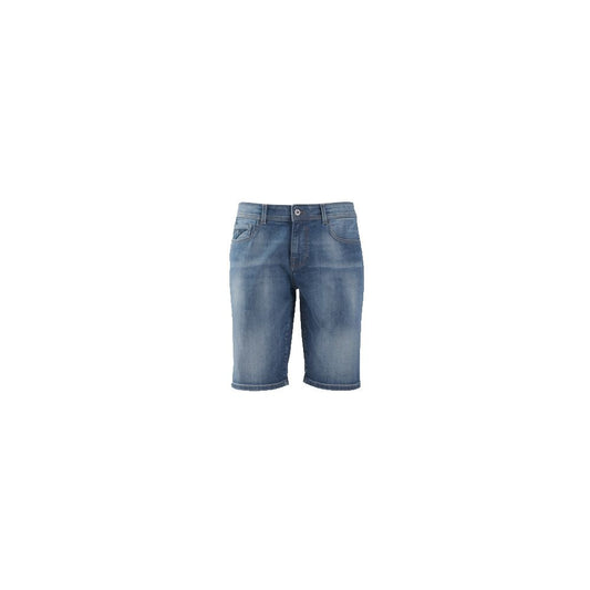 Chic Denim Bermuda Shorts - Medium Wash