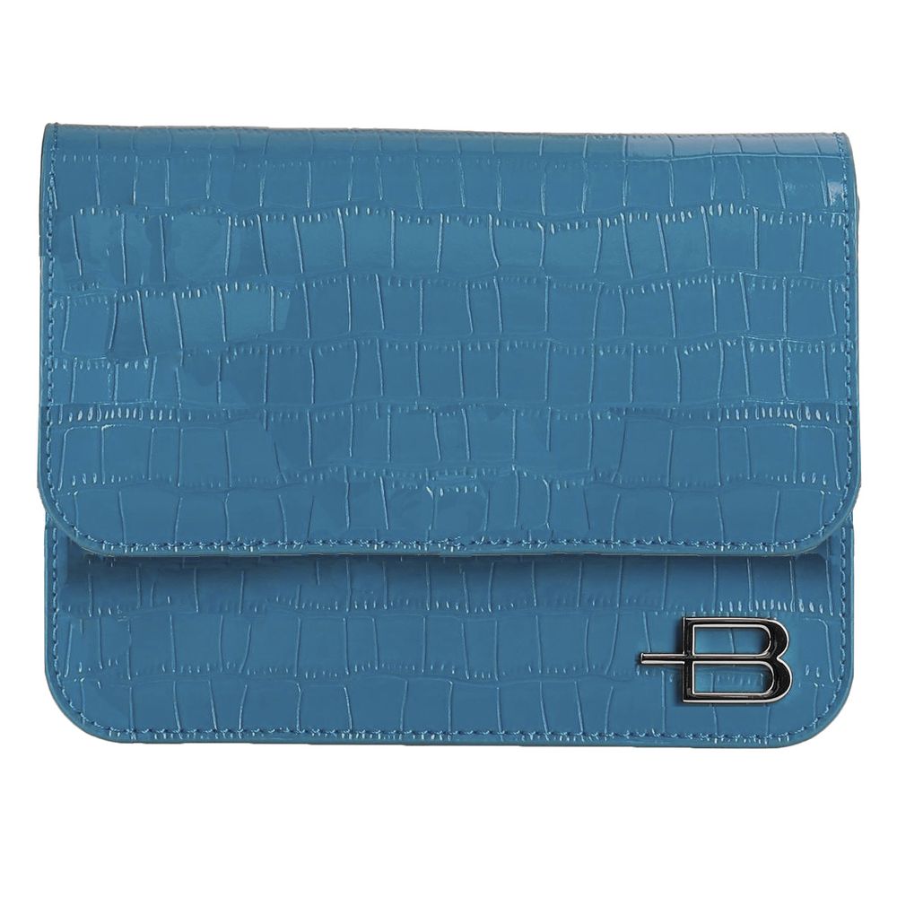 Elegant Python Print Leather Clutch