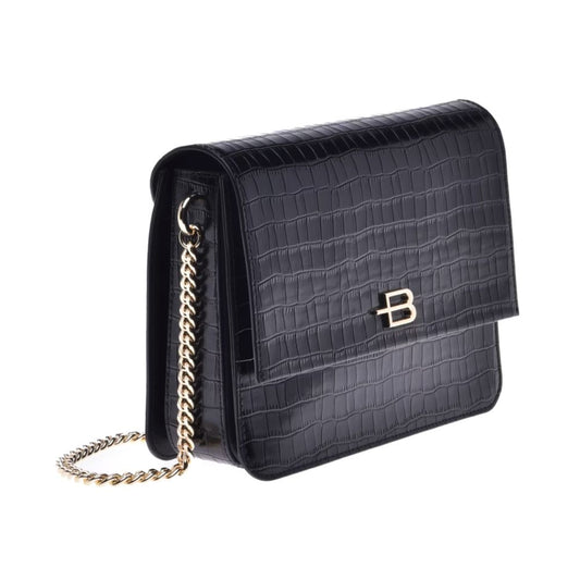 Elegant Python-Print Calfskin Shoulder Bag