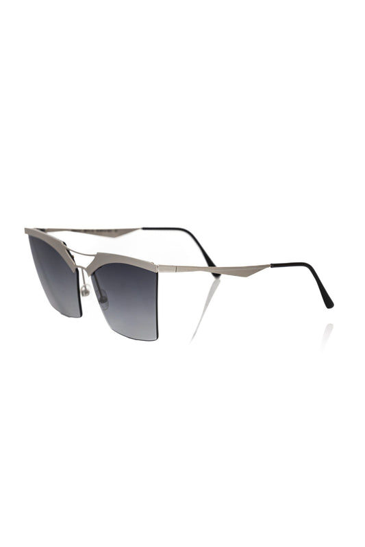 Elegant Silver Clubmaster Sunglasses