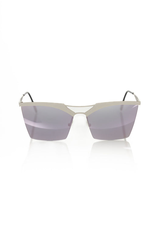 Chic Silver Clubmaster Sunglasses with Shaded Lens