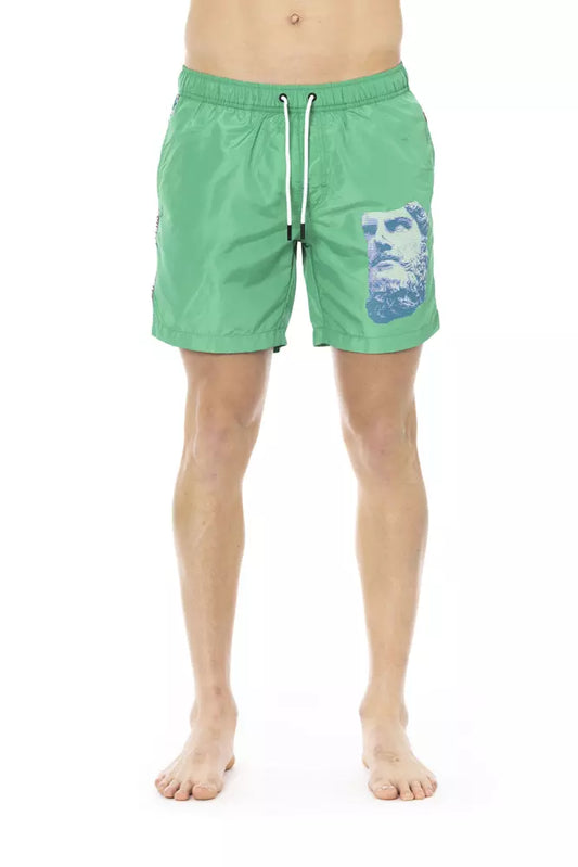 Degradé Print Swim Shorts With Pockets