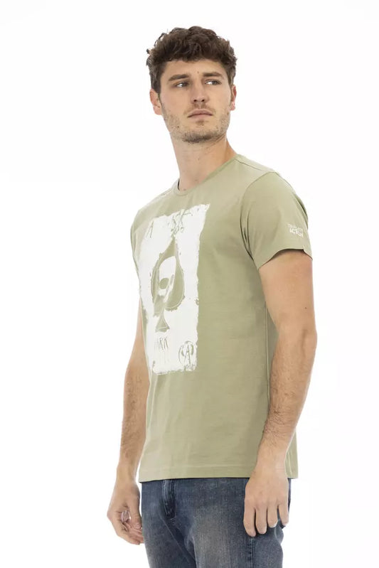 Emerald Green Short Sleeve Fashion Tee