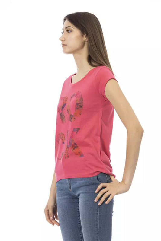 Pink Short Sleeve Fashion Tee