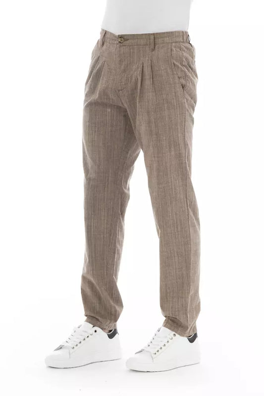 Elegant Beige Chino Trousers for Men