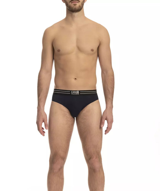 Elegant Trio Pack of Cotton Blend Briefs