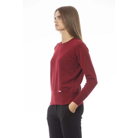 Elegant Wool-Cashmere Crew Neck Sweater