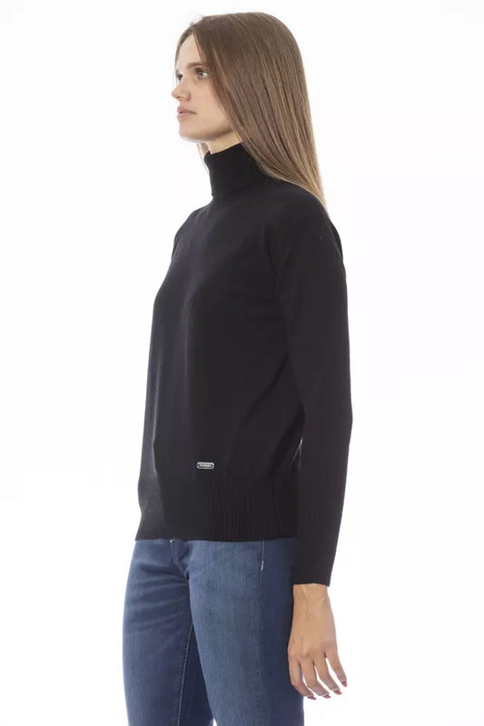 Elegant Turtleneck Sweater in Luxe Wool-Cashmere Blend