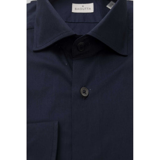 Elegant Slim Fit French Collar Shirt