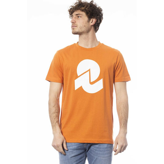 Orange Logo Crew Neck Tee