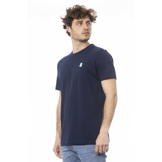 Timeless Blue Crew Neck Cotton Tee