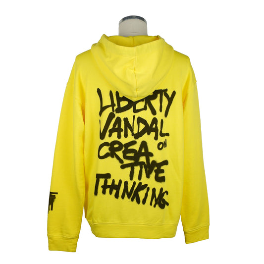 Elevate Your Style: Sunshine Yellow Cotton Hoodie