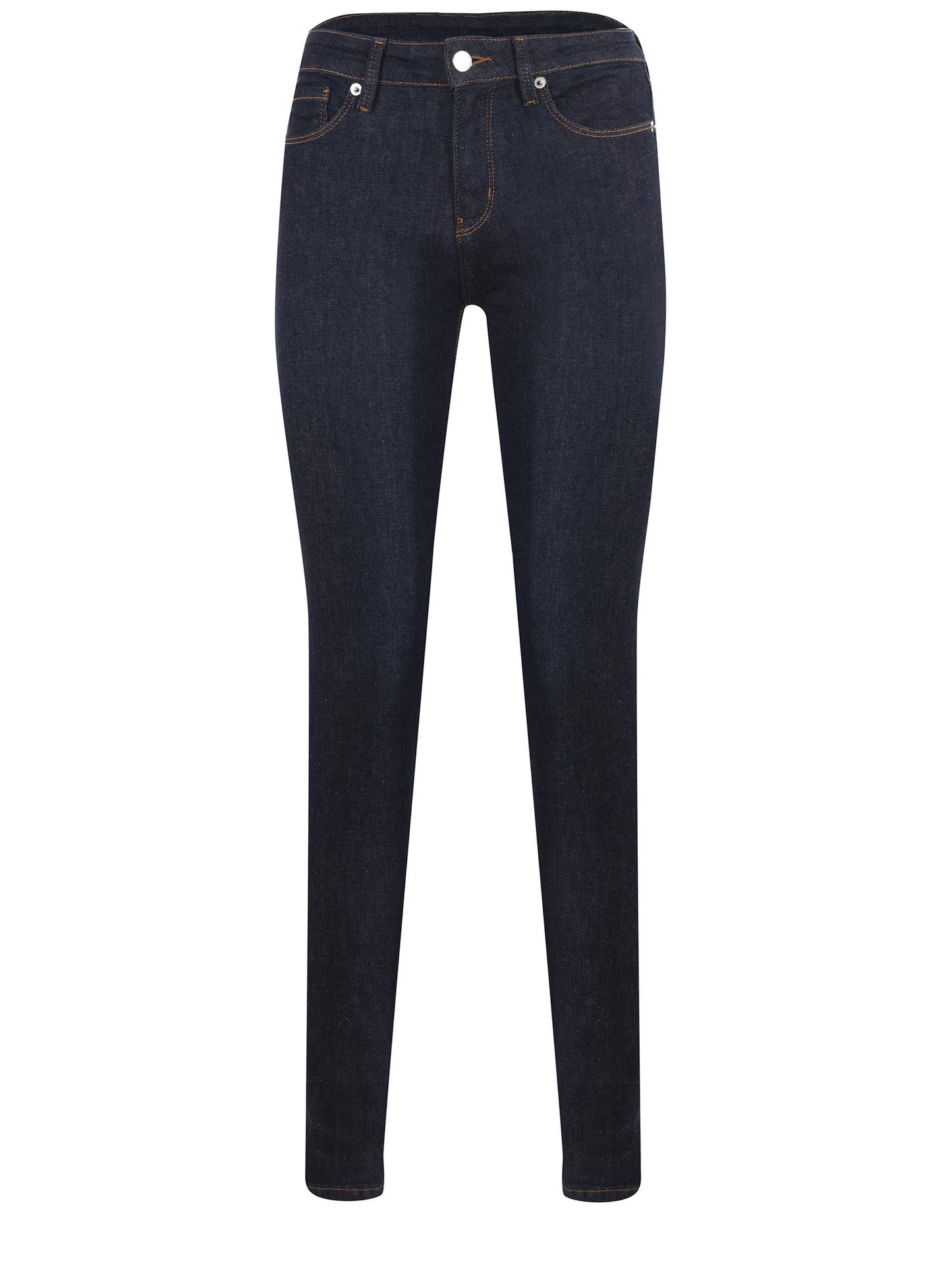 Chic Dark Blue Slim Fit Stretch Jeans