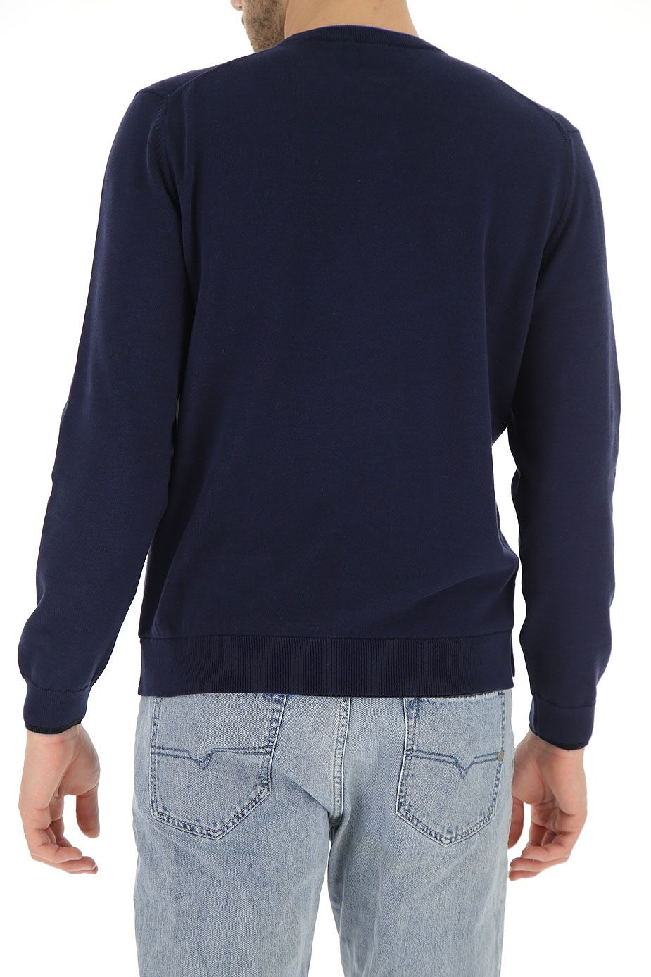 Tiger Logo Cotton Crewneck Sweater - Men's Essential