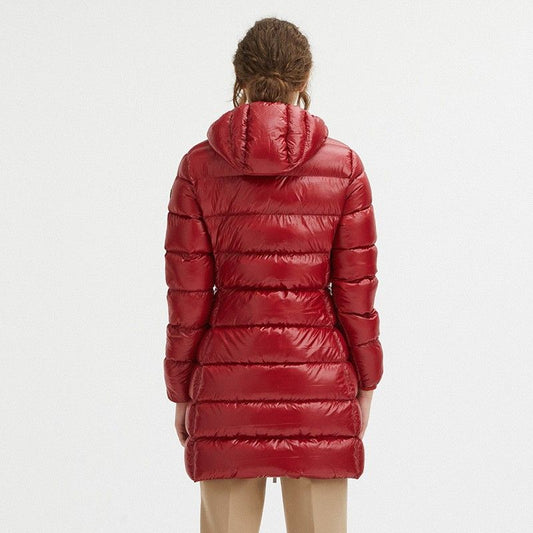 Ethereal Pink Down Jacket with Japanese Hood