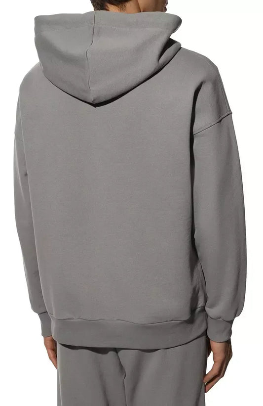 Hinnominate Men's Signature Grey Hooded Sweatshirt