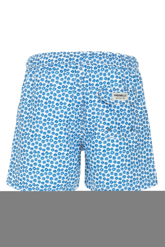 Chic Light Blue Beach Shorts for Men