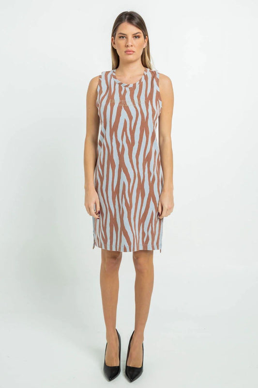 Chic Summer Camisole Dress with Plunging Back