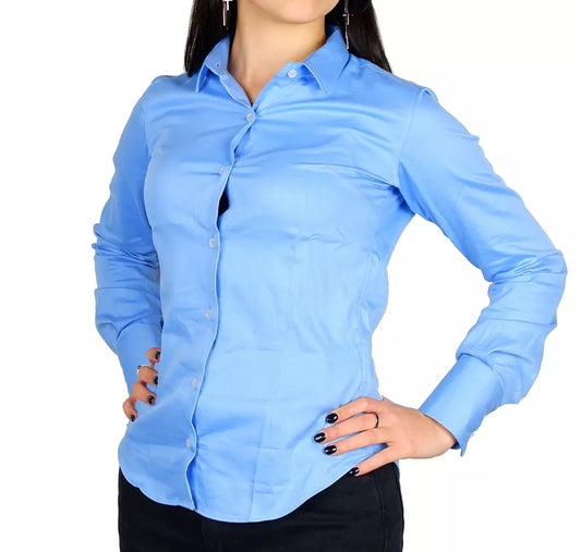 Elegant Satin Cotton Milano Shirt