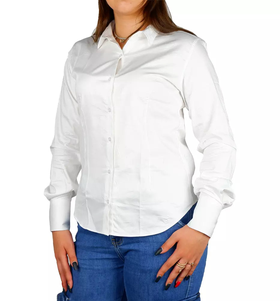 Elegant Satin Cotton Milano Shirt