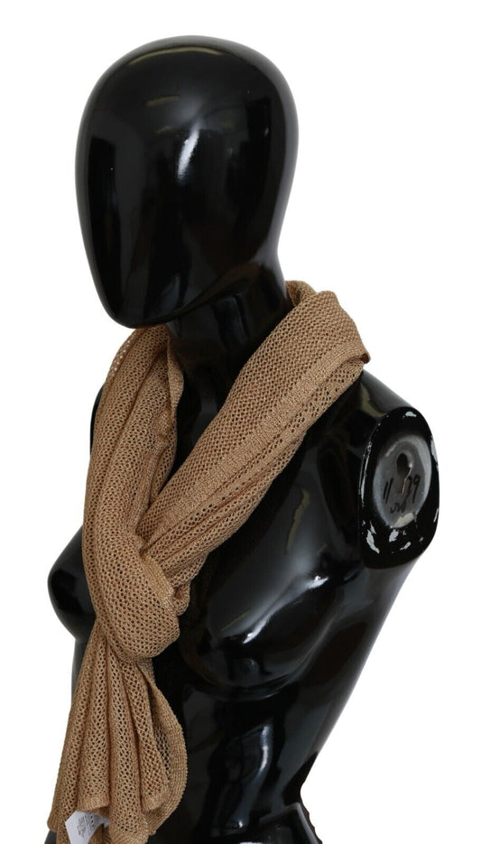 Brown Neck Wrap Winter Shawl Foulard Scarf