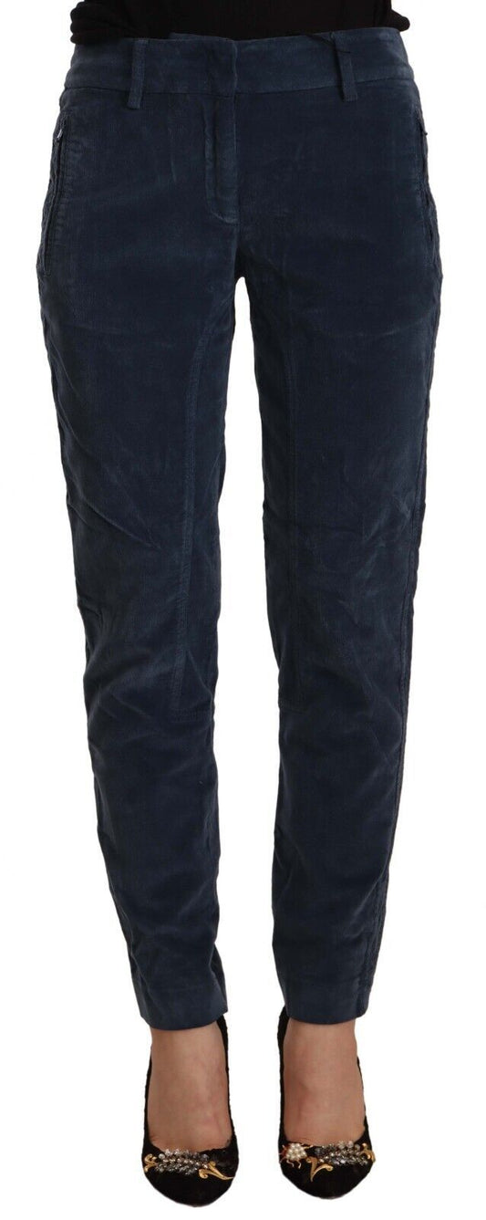 Elegant Tapered Cotton Blend Pants