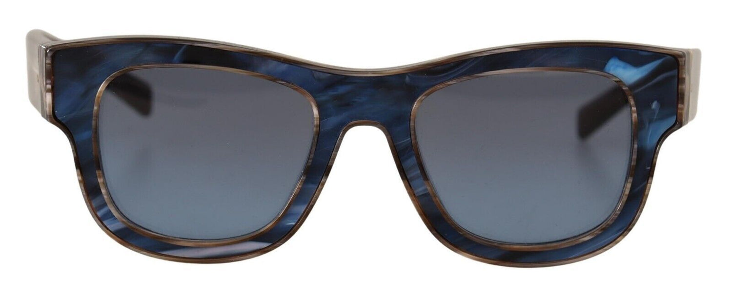 Elegant Brown & Blue Gradient Sunglasses