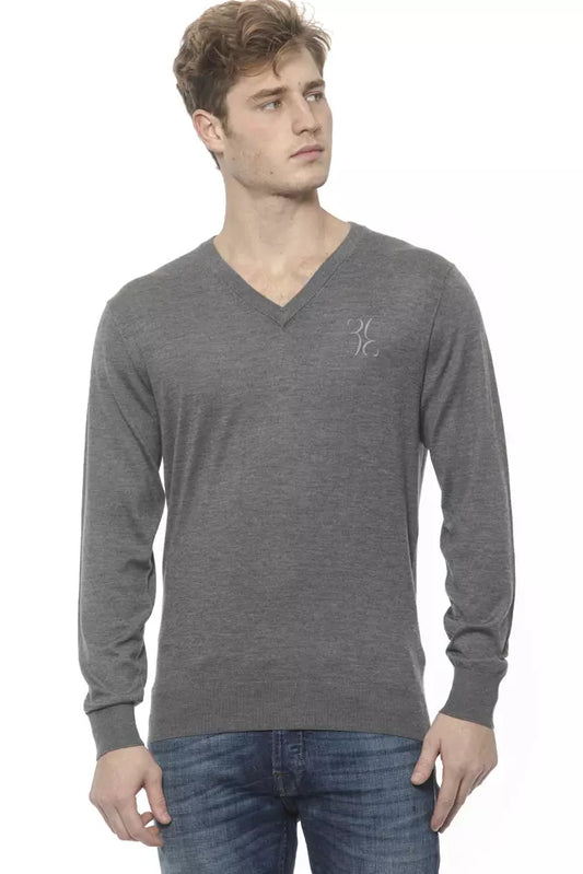 Exquisite Cashmere V-Neck Mens Sweater