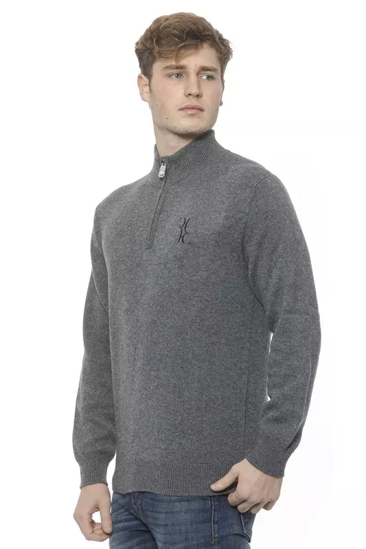 Elegant Cashmere Zip Cardigan for Men