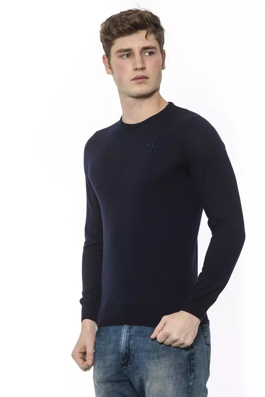 Elegant Merino Wool Crewneck Sweater