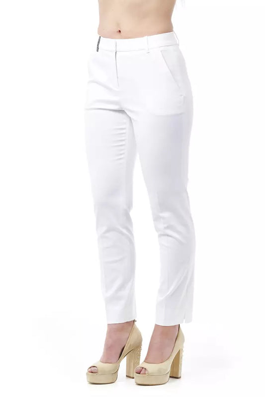 Chic High Waist Cigarette Leg Trousers