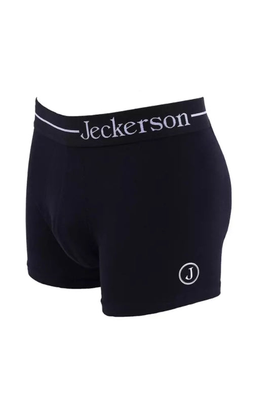 Sleek Monochrome Boxers with Branded Band