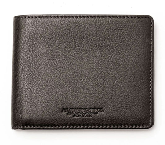 Manhattan Elegance Horizontal Wallet in Dark Brown