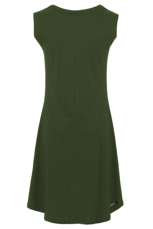 Embellished Army Green Maxi Dress - Dazzle with Comfort