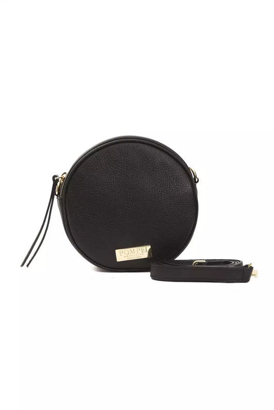 Small Oval Leather Crossbody Elegance