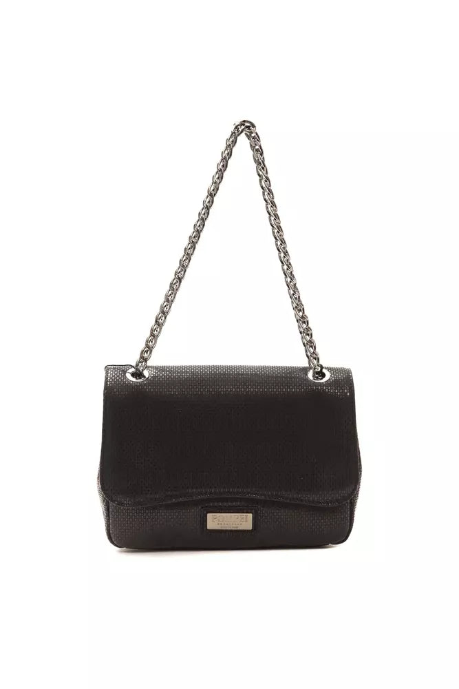 Elegant Black Leather Crossbody Bag