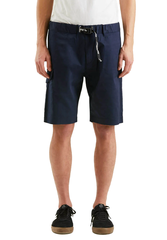 Elegant Blue Cotton Blend Shorts