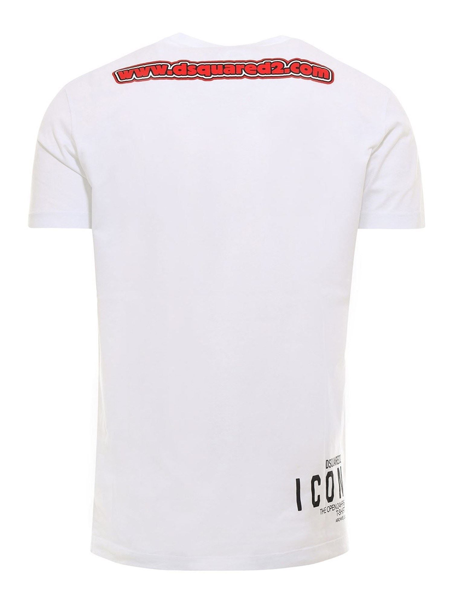 Elevated White Cotton Roundneck T-Shirt