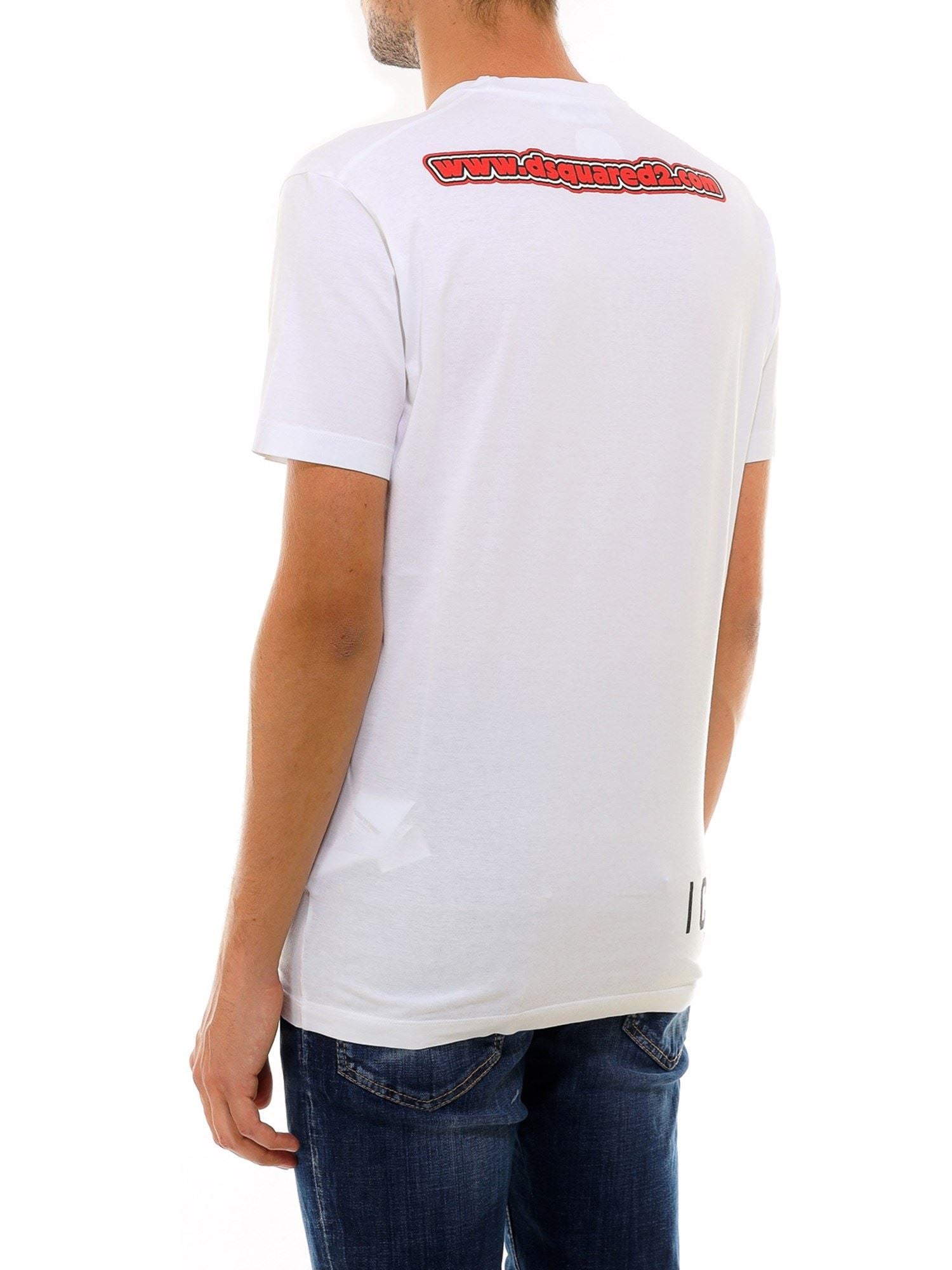 Elevated White Cotton Roundneck T-Shirt