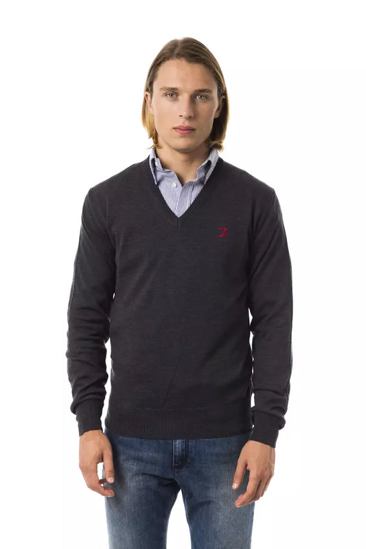 V-Neck Extrafine Merino Wool Sweater